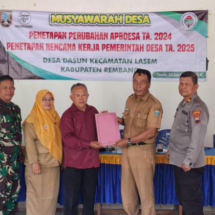 Perdes APBDesa Perubahan Tahun Anggaran 2024